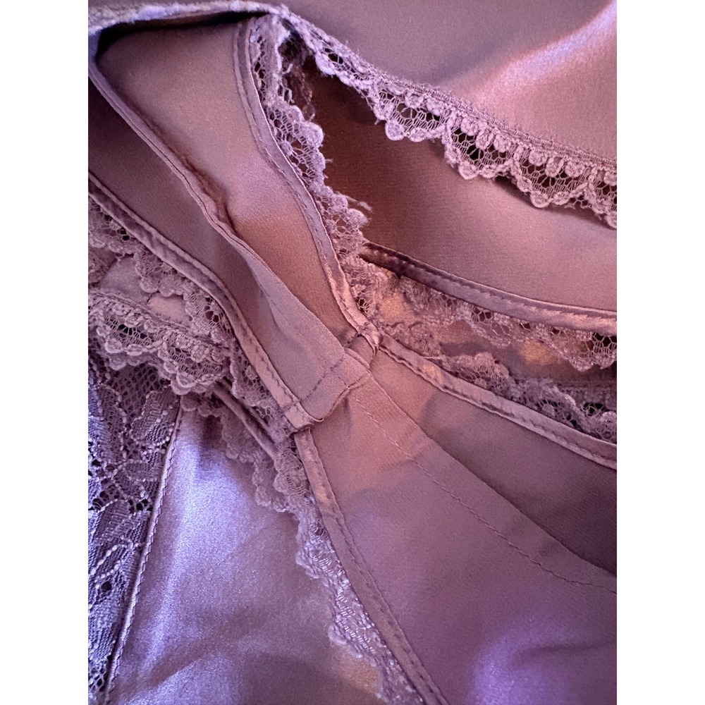 Vintage Victoria's Secret Silk Collection Lavender Lace Cami Short Set L NWOT - Picture 14 of 14